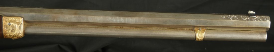 GR-1025-6650, Spectacular Custom Engraving on a Winchester Model 1866 3rd model. BUY NOW - Image 27