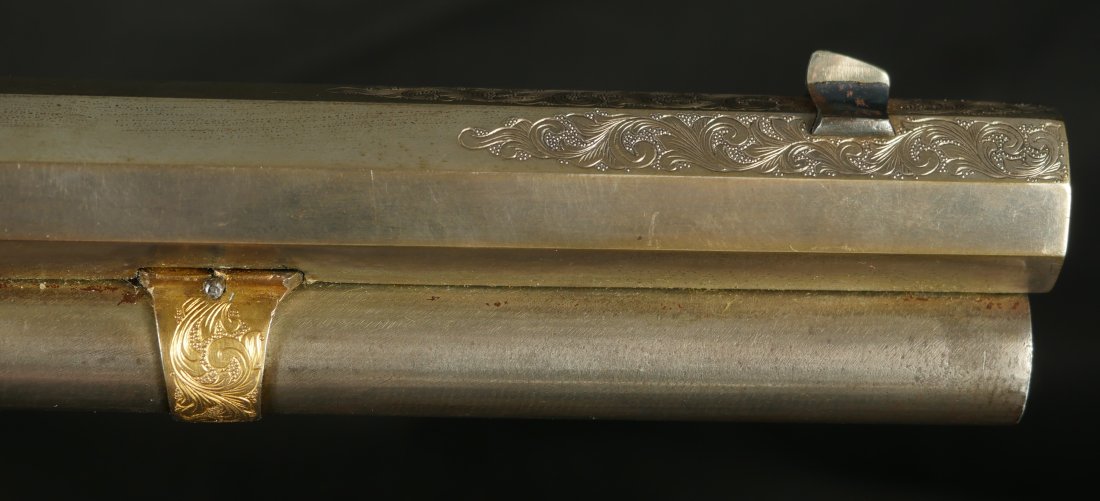 GR-1025-6650, Spectacular Custom Engraving on a Winchester Model 1866 3rd model. BUY NOW - Image 28