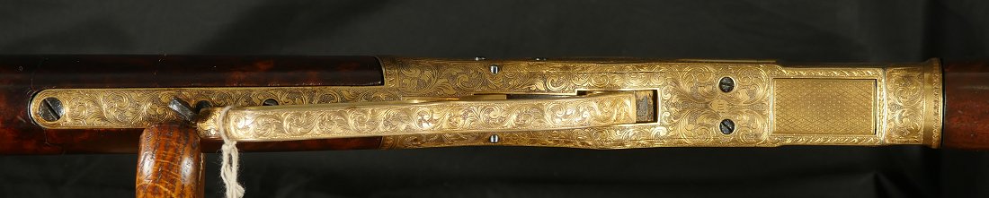 GR-1025-6650, Spectacular Custom Engraving on a Winchester Model 1866 3rd model. BUY NOW - Image 30