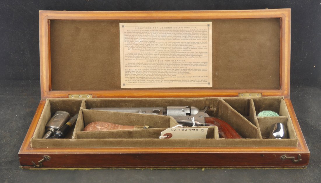 079-1025-P0339, Colt 5 shot, M -1849, .31 ca, 5 inch, pocket, #154xxx matching. BUY NOW - Image 2