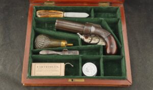 079-0126-P0345, Allen and Thurber .31 caliber, 6 shot pepperbox. BLOWOUT
