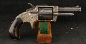 079-1025-P0350, Whitneyville .32 RF, 5 shot, factory engraved with 50% silver. BUY NOW