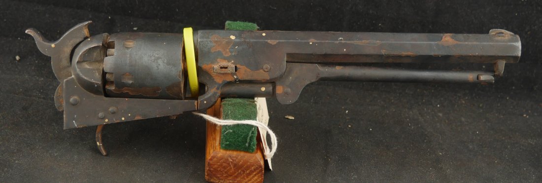 079-1125-9331, Relic Colt M-1851 Navy frame, cylinder, hammer, barrel and rammer. BLOWOUT
