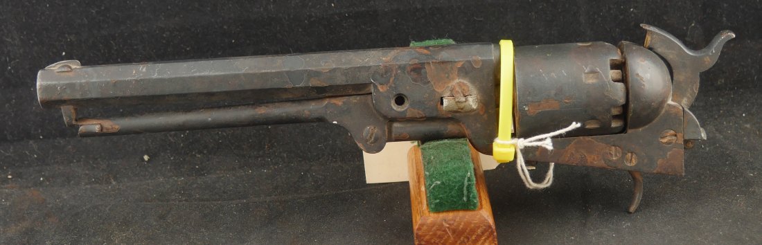 079-1125-9331, Relic Colt M-1851 Navy frame, cylinder, hammer, barrel and rammer. BLOWOUT - Image 3