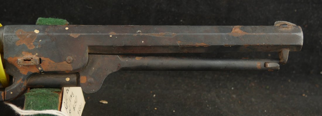 079-1125-9331, Relic Colt M-1851 Navy frame, cylinder, hammer, barrel and rammer. BLOWOUT - Image 5