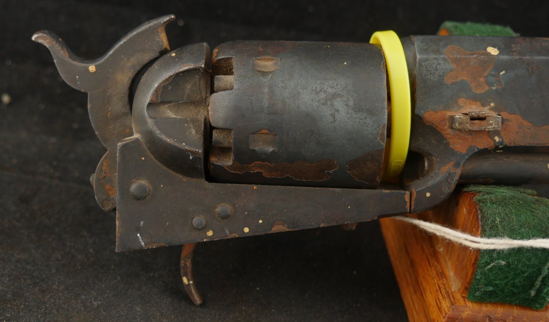 079-1125-9331, Relic Colt M-1851 Navy frame, cylinder, hammer, barrel and rammer. BLOWOUT - Image 6