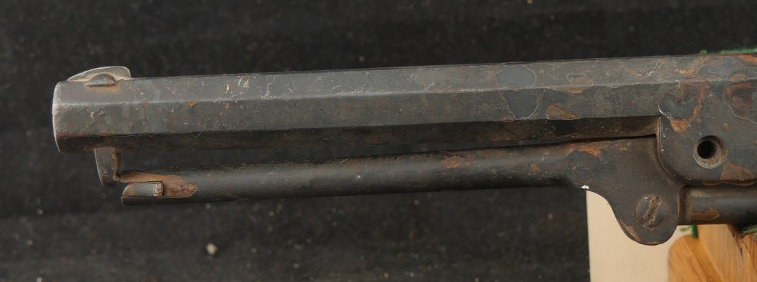 079-1125-9331, Relic Colt M-1851 Navy frame, cylinder, hammer, barrel and rammer. BLOWOUT - Image 9