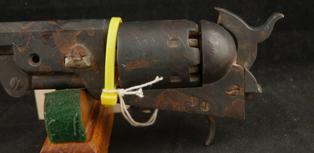 079-1125-9331, Relic Colt M-1851 Navy frame, cylinder, hammer, barrel and rammer. BLOWOUT - Image 10