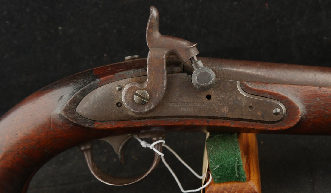 GR-1225-6749, US Model 1836 Flint Pistol, by A. Waters, converted to percussion. BLOWOUT - Image 6