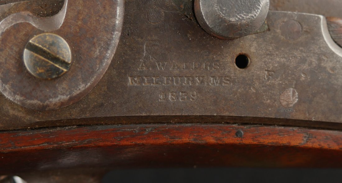 GR-1225-6749, US Model 1836 Flint Pistol, by A. Waters, converted to percussion. BLOWOUT - Image 8