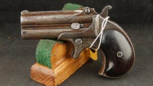 079-0126-9391, Factory Engraved Remington DD .41 RF, early 2 line barrel address. BUY NOW