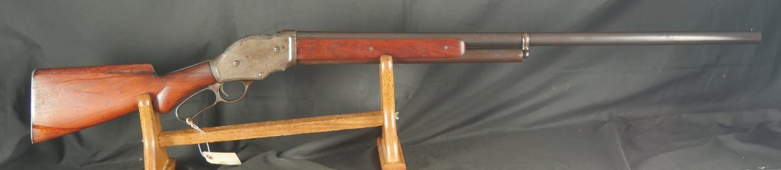 GR-0126-6801, Winchester Model 1887 10 Gauge Shotgun. The gun retains about 30% strong Case Color. BUY NOW - Image 4