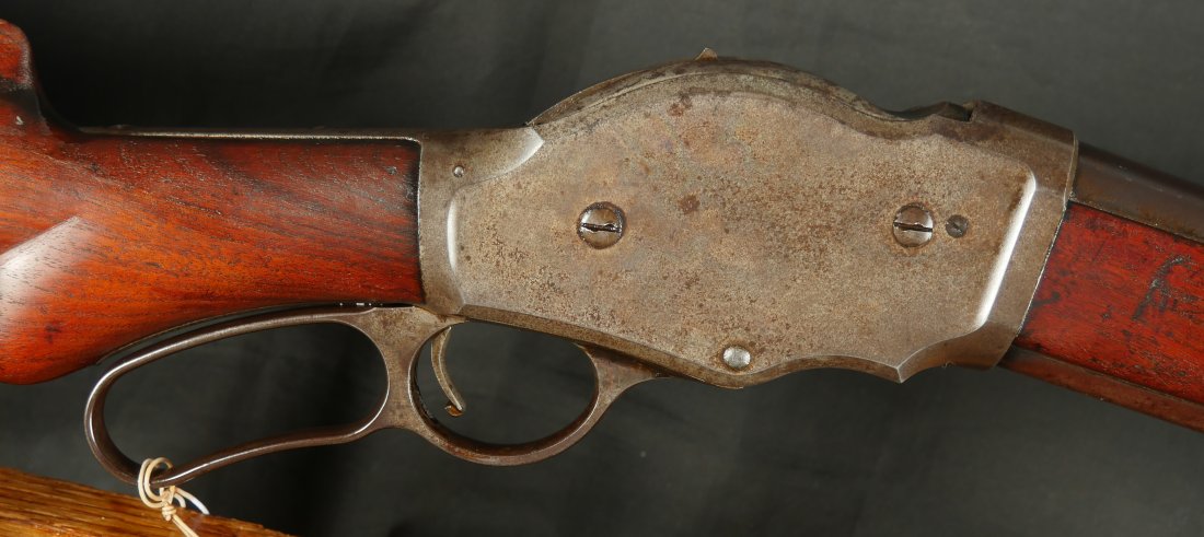 GR-0126-6801, Winchester Model 1887 10 Gauge Shotgun. The gun retains about 30% strong Case Color. BUY NOW - Image 17