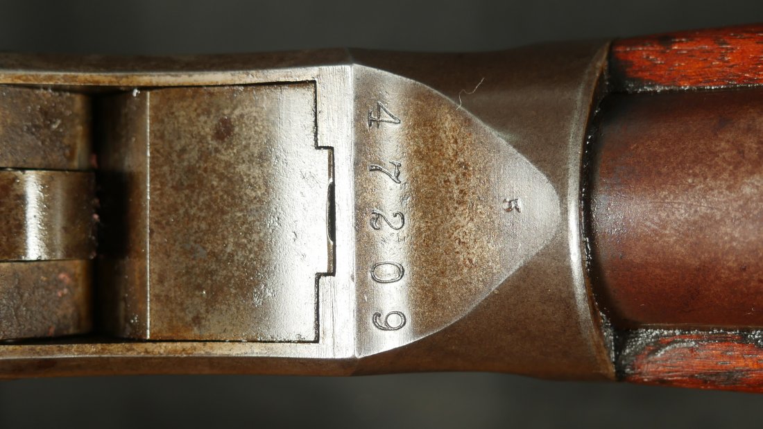 GR-0126-6801, Winchester Model 1887 10 Gauge Shotgun. The gun retains about 30% strong Case Color. BUY NOW - Image 24