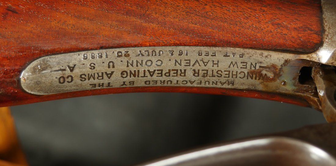 GR-0126-6801, Winchester Model 1887 10 Gauge Shotgun. The gun retains about 30% strong Case Color. BUY NOW - Image 25