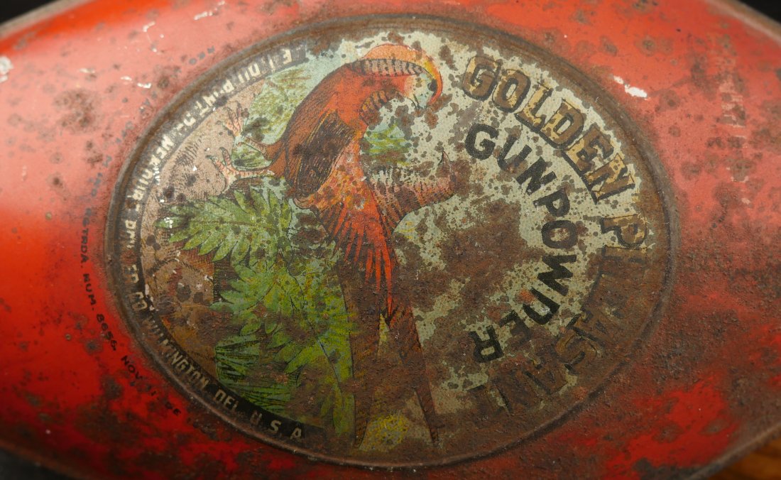079-0126-9405, Golden Pheasant Gunpowder Flask Tin. BLOWOUT - Image 3