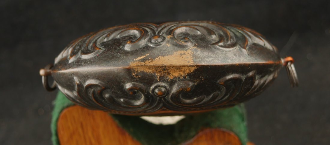 079-0126-9409, AM Flask & Cap Co. Embossed Powder Flask. BLOWOUT - Image 6