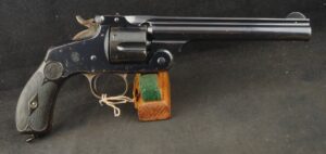 079-0126-9418, Excellent Smith and Wesson NM #3, .44 Russian. 6.5” ribbed barrel. BUY NOW