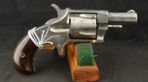 079-0326-P0363, H&A XL #5, .38 RF with clear markings. 75% original nickel. BLOWOUT