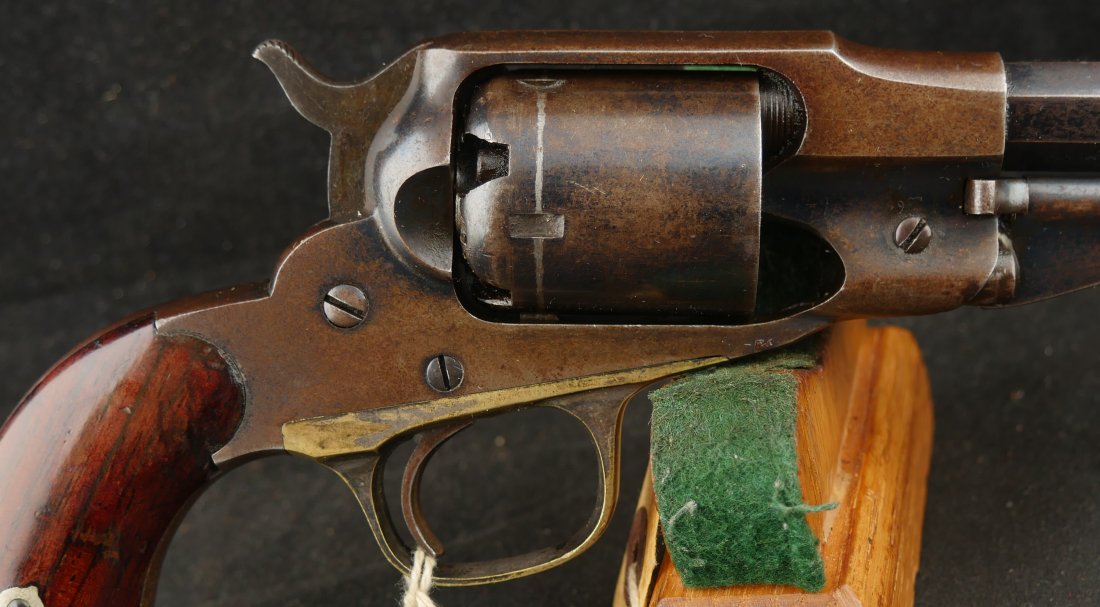 GR-0226-6591, Excellent Remington New Model Police. 5 shot, .36 percussion. Long 5 1/2 inch barrel. BUY NOW - Image 6