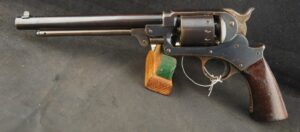 079-0326-9436, Starr SA, M-1863 .44 Army, 6 shot with long 8 inch barrel. Overall 90% deep blue. BUY NOW