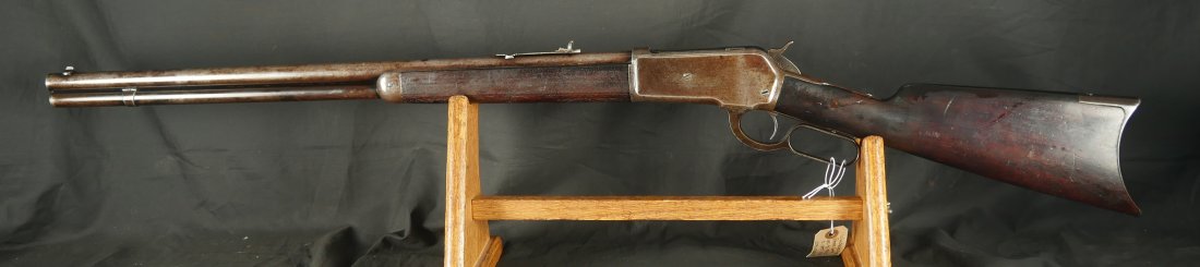 079-0326-9455 Winchester M-1886 Round Barrel Rifle in highly desirable 45-90 WCF. BUY NOW - Image 2