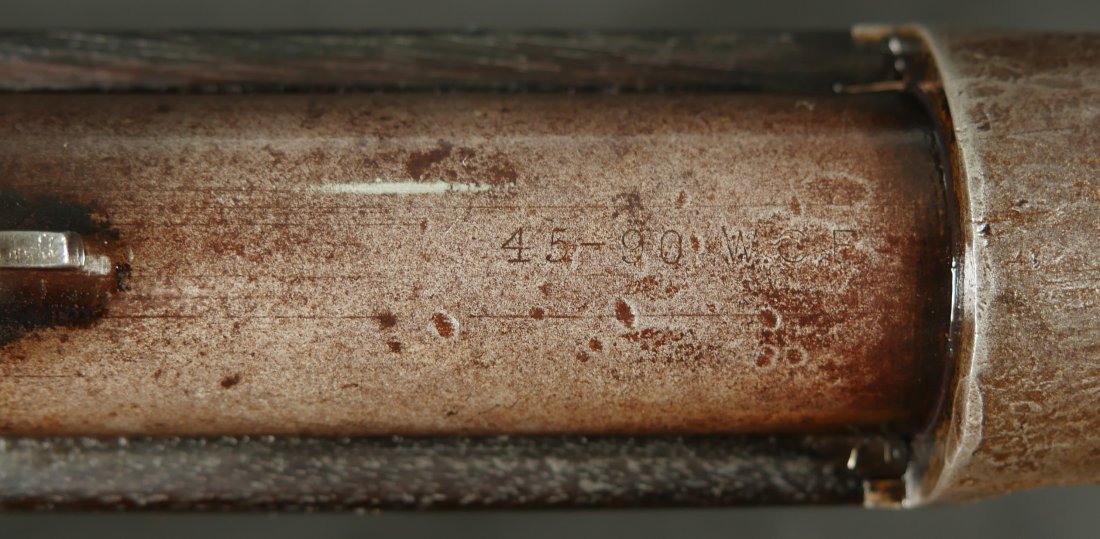 079-0326-9455 Winchester M-1886 Round Barrel Rifle in highly desirable 45-90 WCF. BUY NOW - Image 12