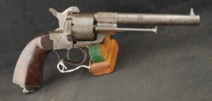GR-0326-6842, Aime Pinfire Revolver. 11 mm. Decorated with gold inlay. BUY NOW