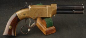 079-0426-9500, Factory Engraved Volcanic Pocket Revolver with engraved brass frame. BUY NOW