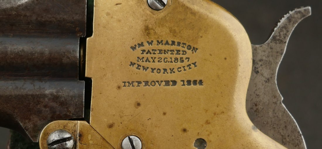 079-0426-9524, Marston 3 Barrel Superimposed Barrel .32 RF Pistol. BUY NOW - Image 9