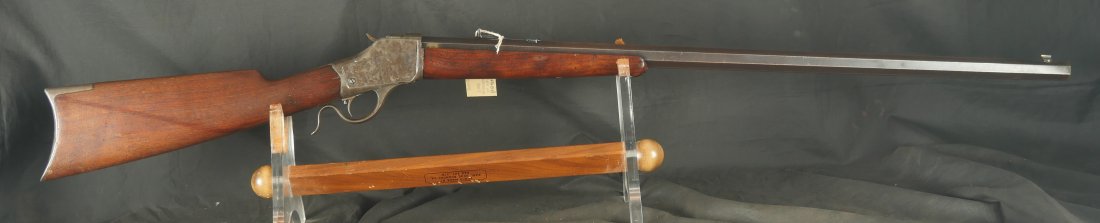 079-0526-9596, Winchester Model 1885 Highwall Single Shot in 38-55. Single set trigger. BUY NOW - Image 3