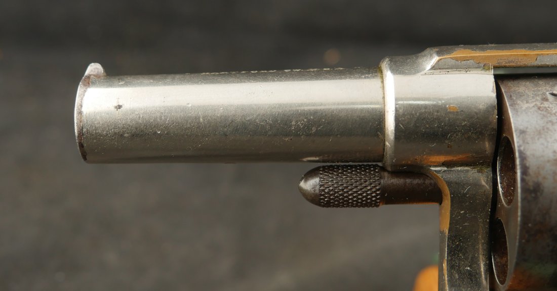 079-0426-9522, Colt House 5 shot .41 RF SA Pistol with 90% overall nickel. BLOWOUT - Image 15