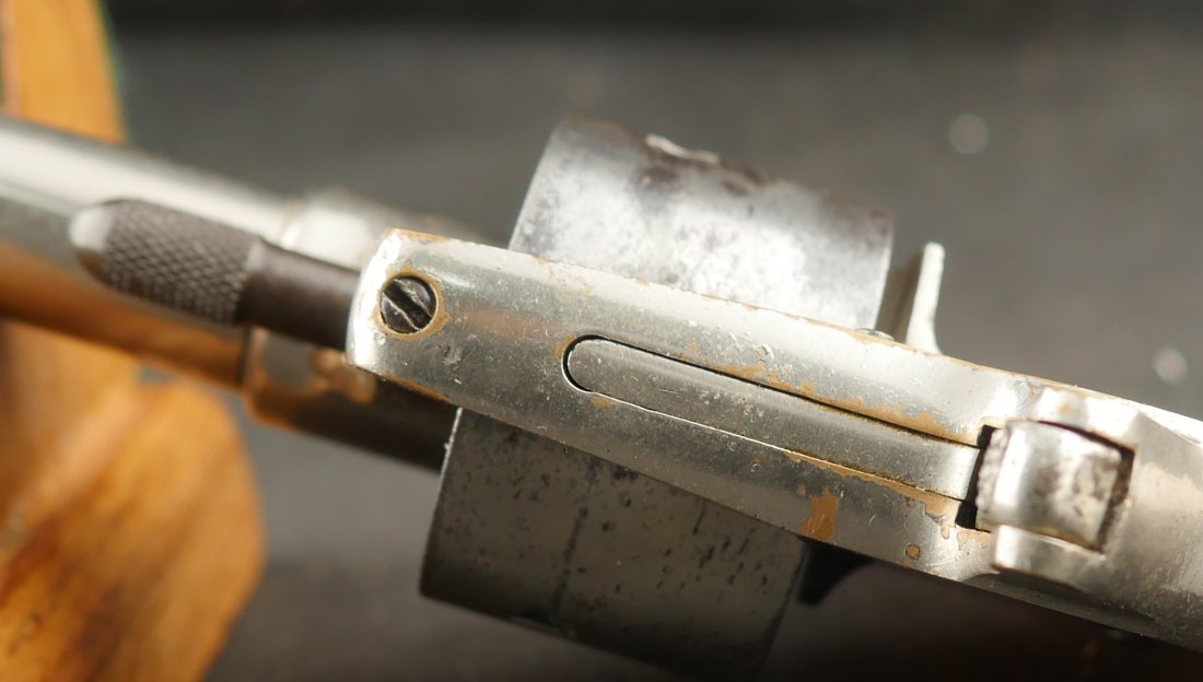 079-0426-9522, Colt House 5 shot .41 RF SA Pistol with 90% overall nickel. BLOWOUT - Image 3