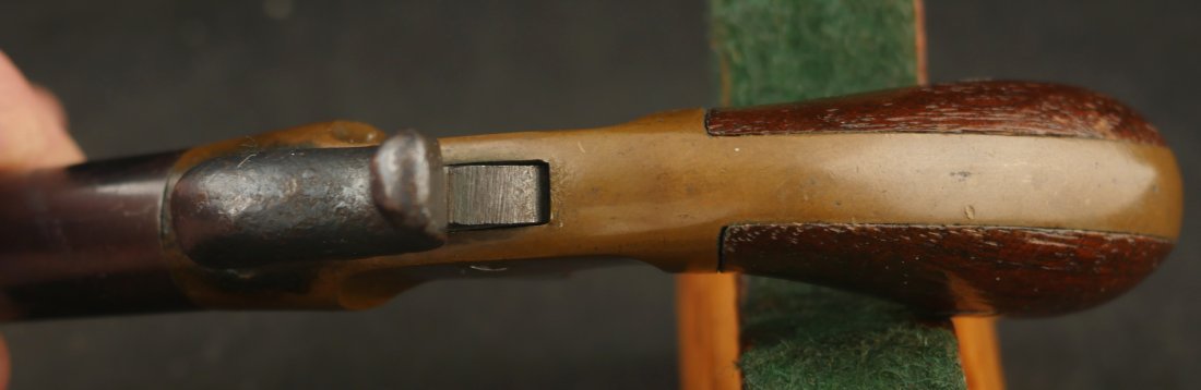 079-0426-9535, Nero, Single Shot boot pistol with brass frame and blued barrel. BLOWOUT - Image 12