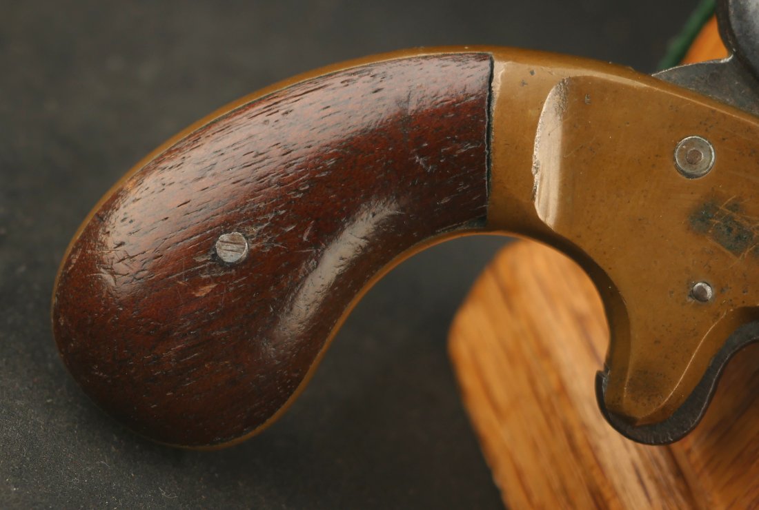079-0426-9535, Nero, Single Shot boot pistol with brass frame and blued barrel. BLOWOUT - Image 6