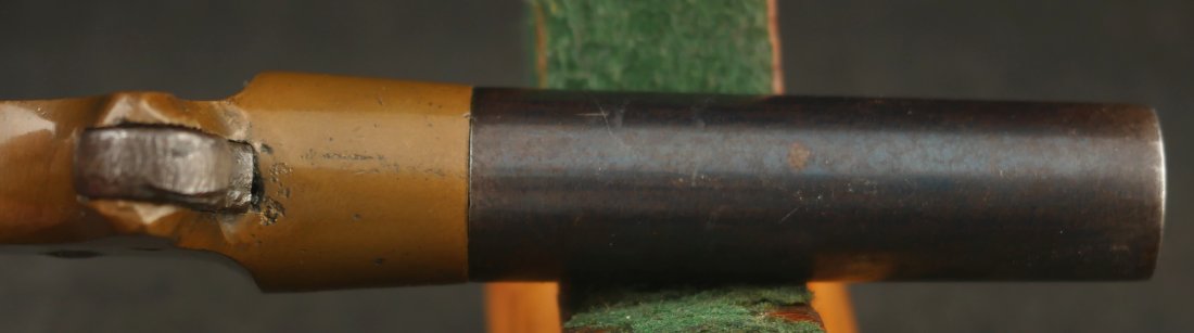 079-0426-9535, Nero, Single Shot boot pistol with brass frame and blued barrel. BLOWOUT - Image 8