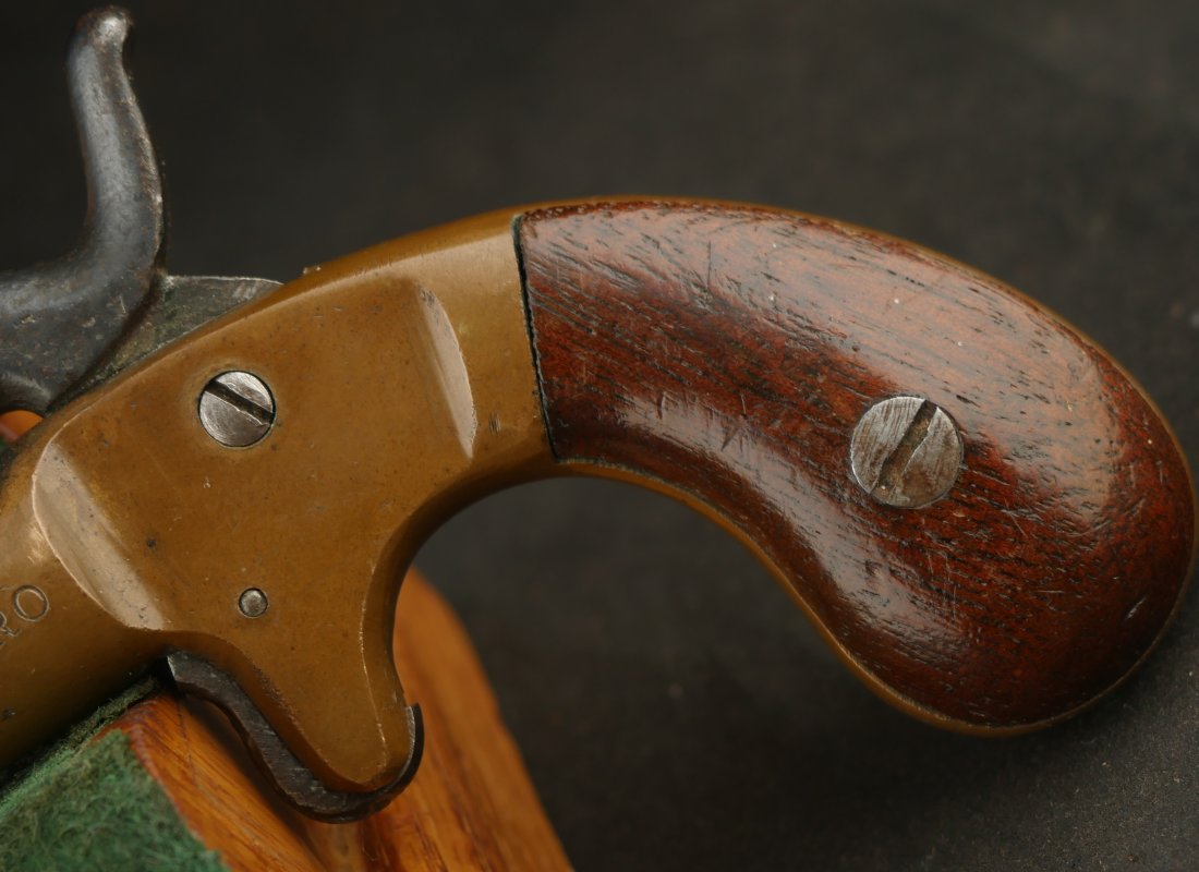 079-0426-9535, Nero, Single Shot boot pistol with brass frame and blued barrel. BLOWOUT - Image 10