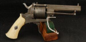 GR-0626-6976, St. Etienne Pinfire Pocket. Ivory grips. BLOWOUT