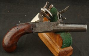 GR-0626-6979, European Box Lock Flint Pistol. BLOWOUT