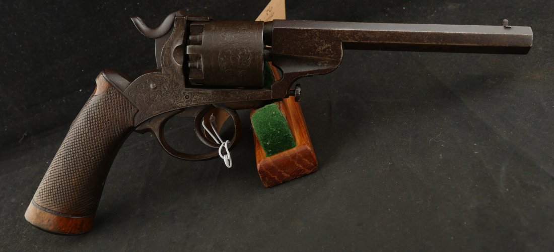 079-0826-7538, Belgium Brevete .36 cal, 6 shot, factory engraved frame. BLOWOUT