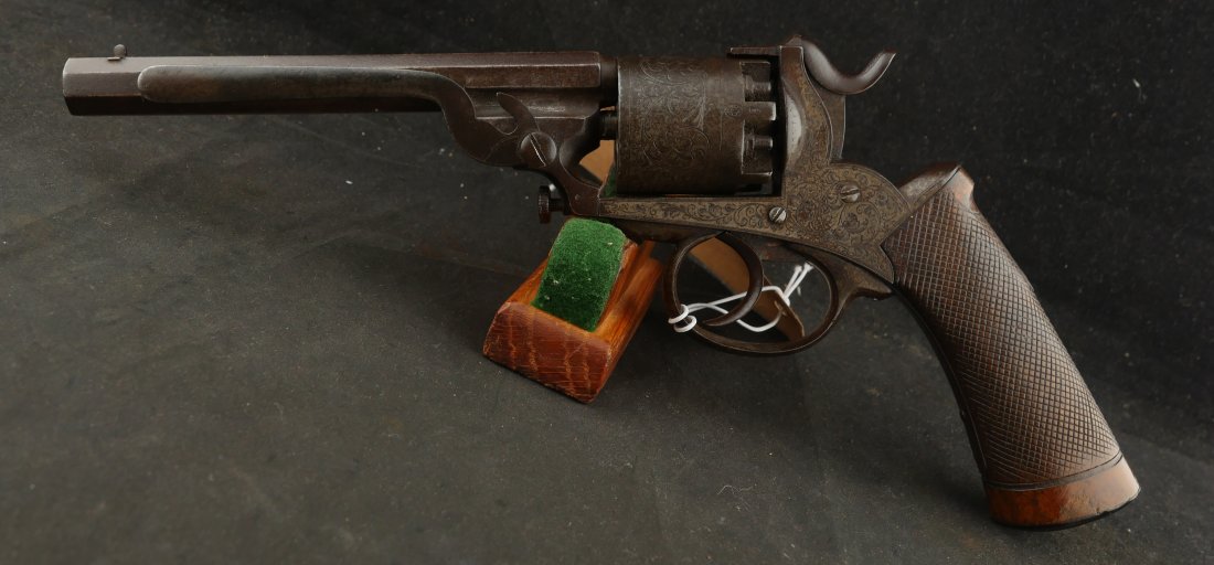 079-0826-7538, Belgium Brevete .36 cal, 6 shot, factory engraved frame. BLOWOUT - Image 3