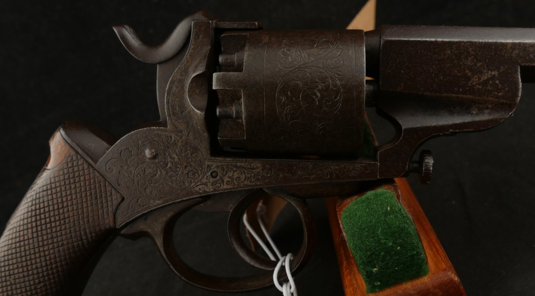 079-0826-7538, Belgium Brevete .36 cal, 6 shot, factory engraved frame. BLOWOUT - Image 6