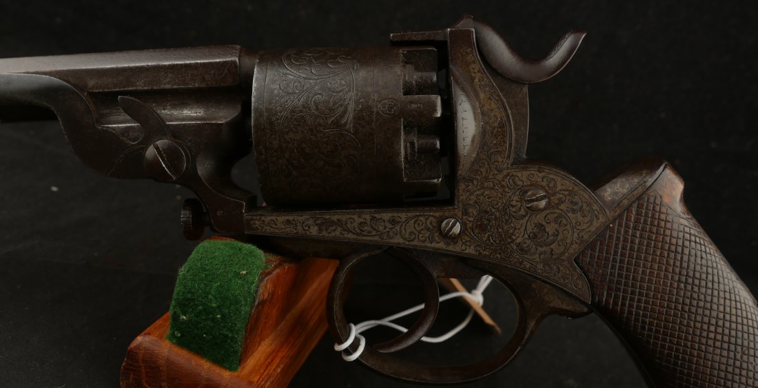 079-0826-7538, Belgium Brevete .36 cal, 6 shot, factory engraved frame. BLOWOUT - Image 12