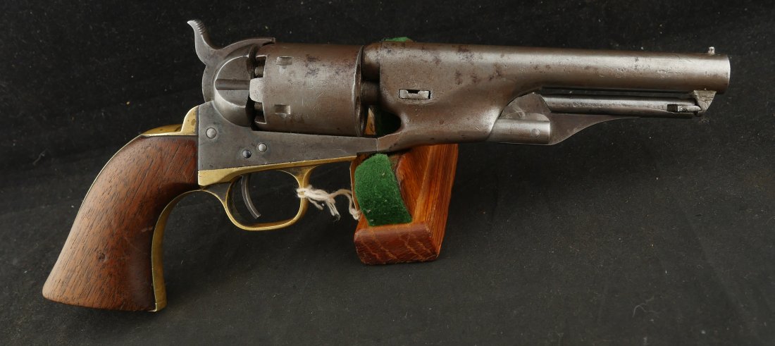 079-0826-7541, Colt Model 1861 Navy modified with the barrel shortened to 5 1/2 inches. BLOWOUT