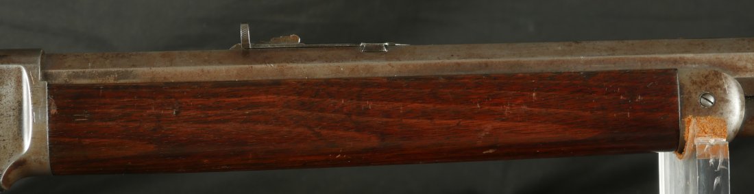 079-0826-7544, 1st Model Winchester Model 1873 Octagon Barrel Rifle in 44-40 with thumb print dust cover in slot. BUY NOW - Image 4