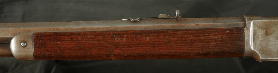 079-0826-7544, 1st Model Winchester Model 1873 Octagon Barrel Rifle in 44-40 with thumb print dust cover in slot. BUY NOW - Image 9