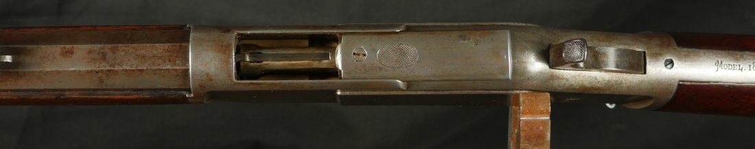 079-0826-7544, 1st Model Winchester Model 1873 Octagon Barrel Rifle in 44-40 with thumb print dust cover in slot. BUY NOW - Image 21