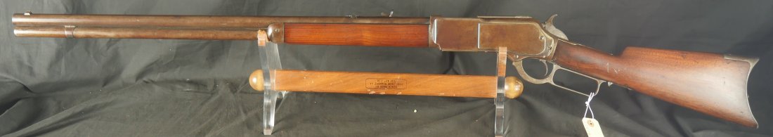 079-0826-7562, Winchester Model 1876 round barrel rifle in 45-75. BUY NOW - Image 2